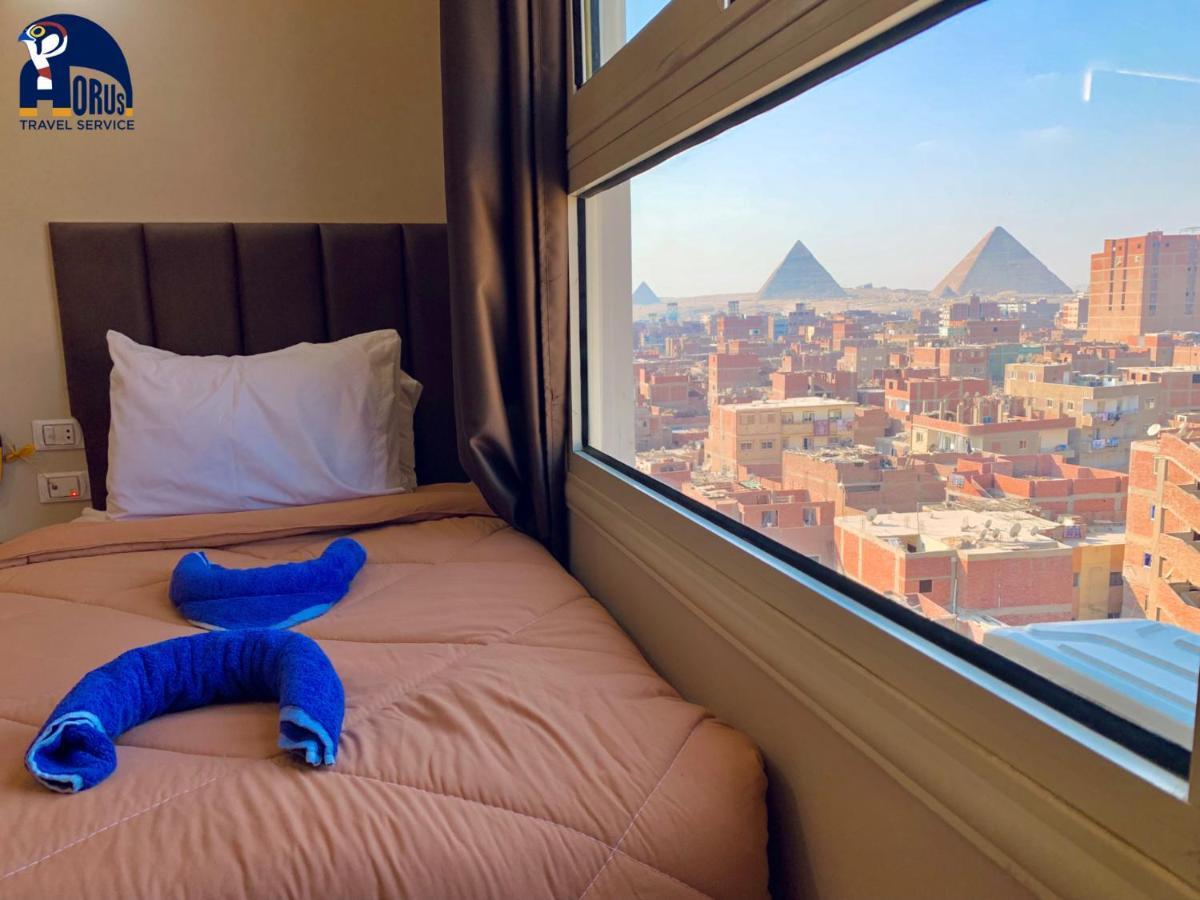Horus Horizon Inn Pyramids View Kafret el-Gabal Extérieur photo