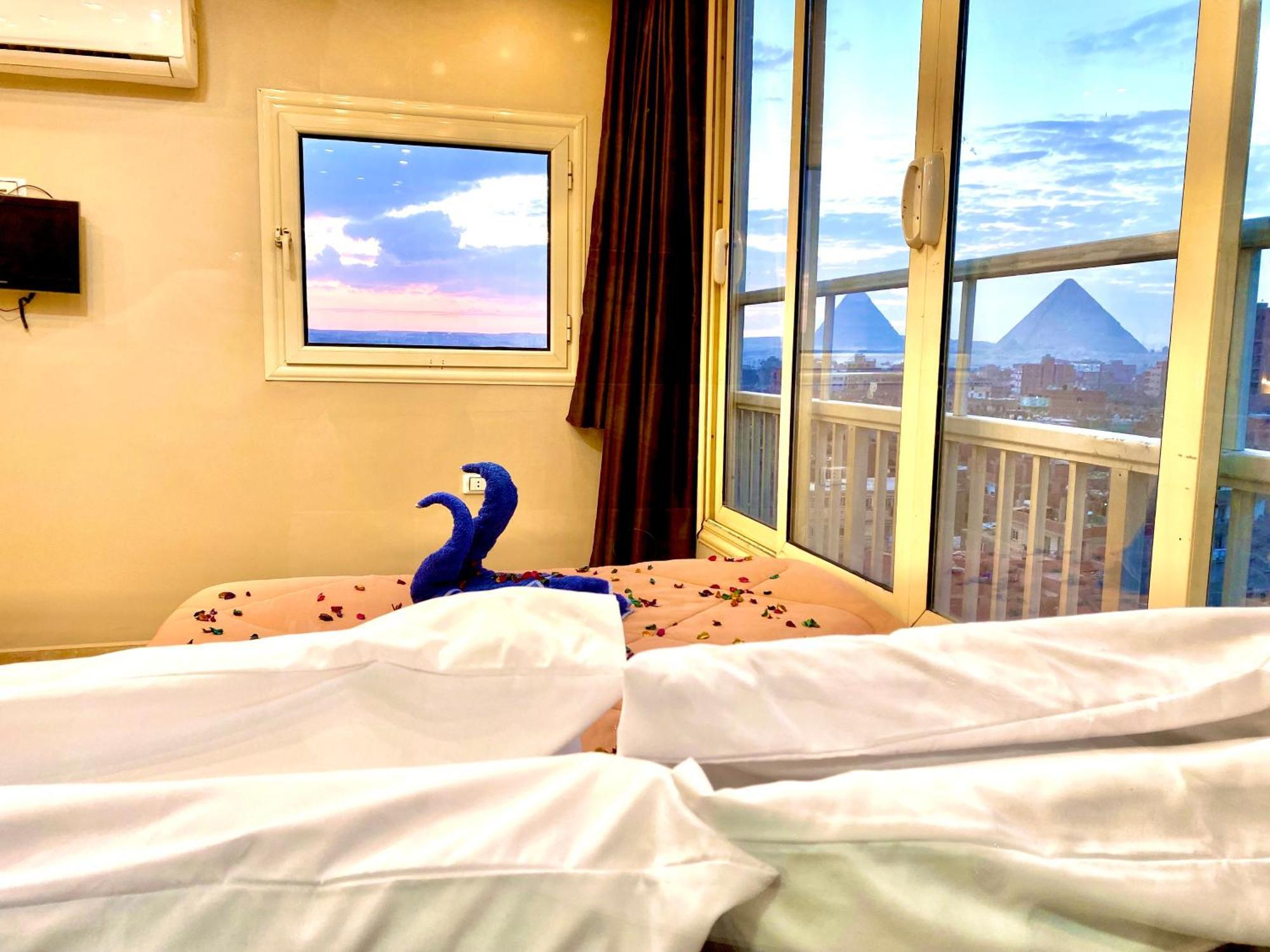 Horus Horizon Inn Pyramids View Kafret el-Gabal Extérieur photo