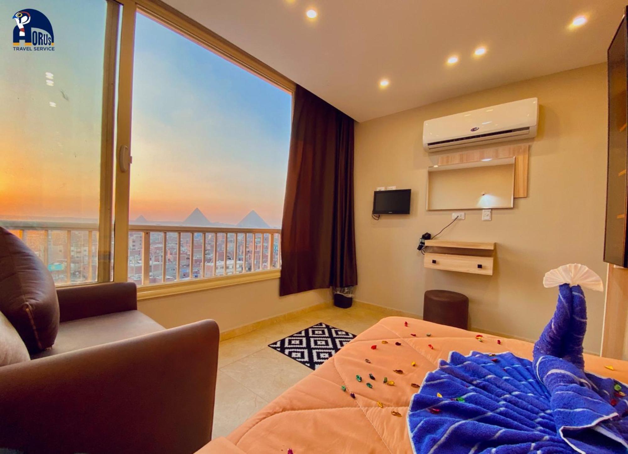 Horus Horizon Inn Pyramids View Kafret el-Gabal Extérieur photo