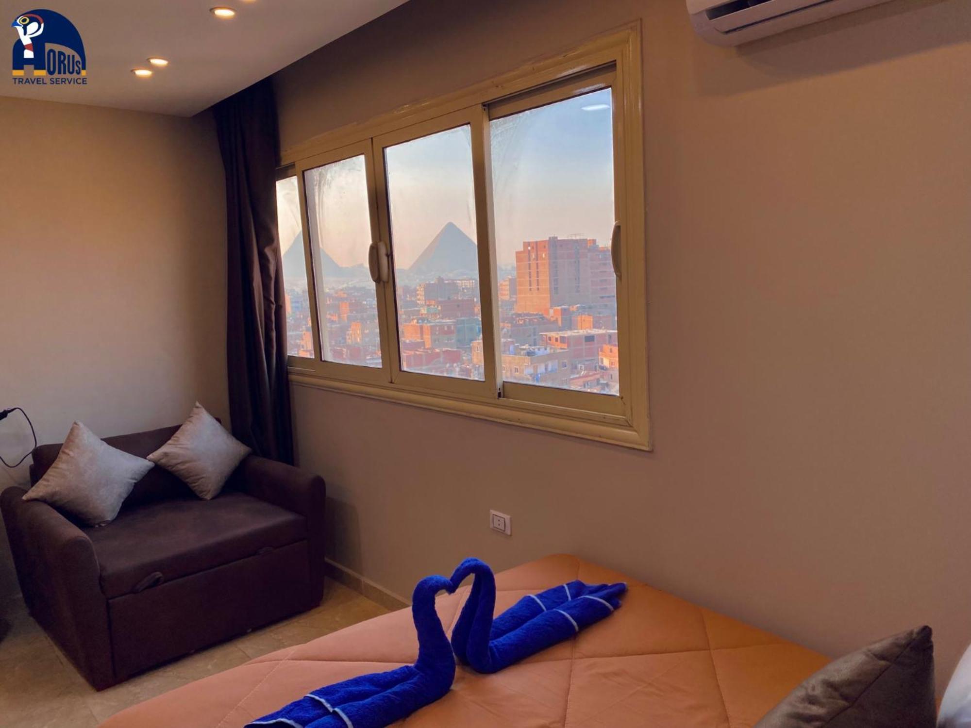 Horus Horizon Inn Pyramids View Kafret el-Gabal Extérieur photo