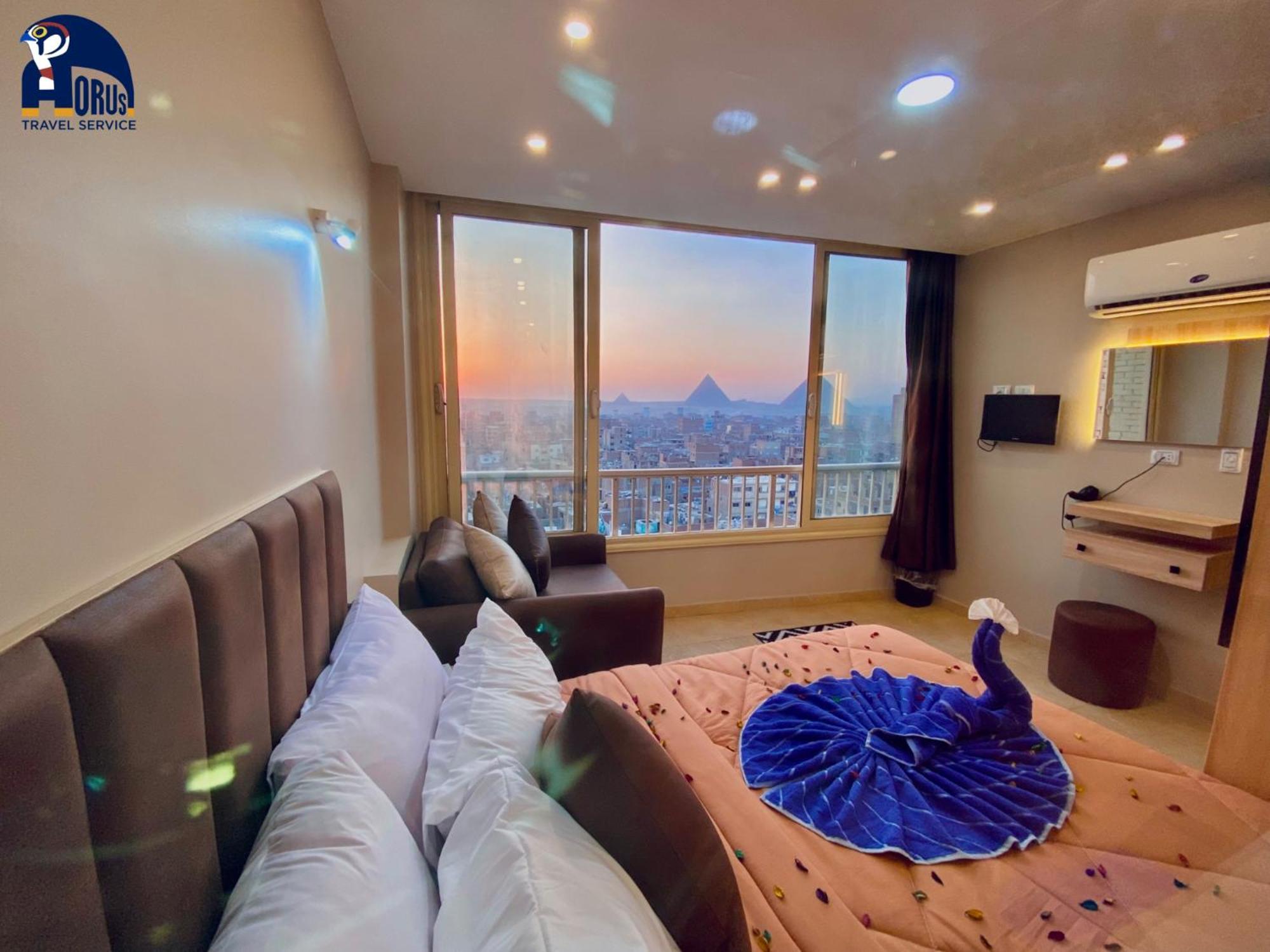 Horus Horizon Inn Pyramids View Kafret el-Gabal Extérieur photo
